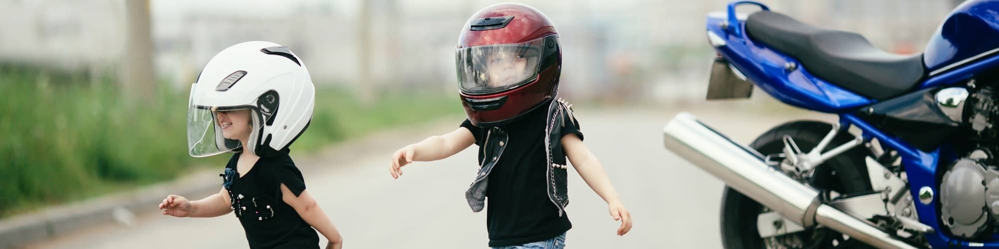 para elegir casco de moto de niño